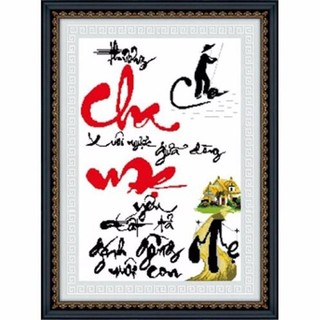 Tranh thêu cha mẹ 222586