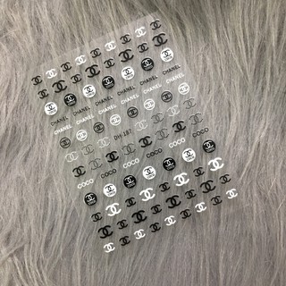 Sticker dán móng thương hiệu logo 2