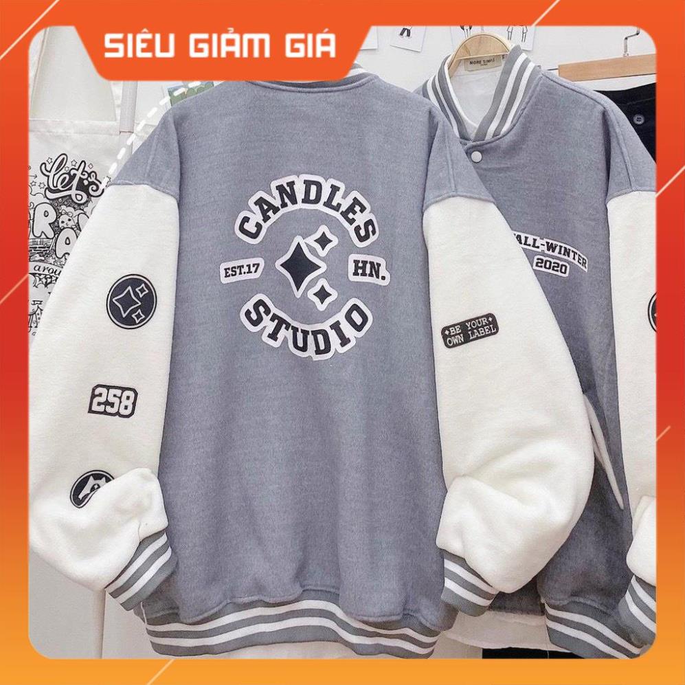 Áo bomber nỉ IN CS form rộng  Áo Khoác nỉ Unisex AKN6 Guvia