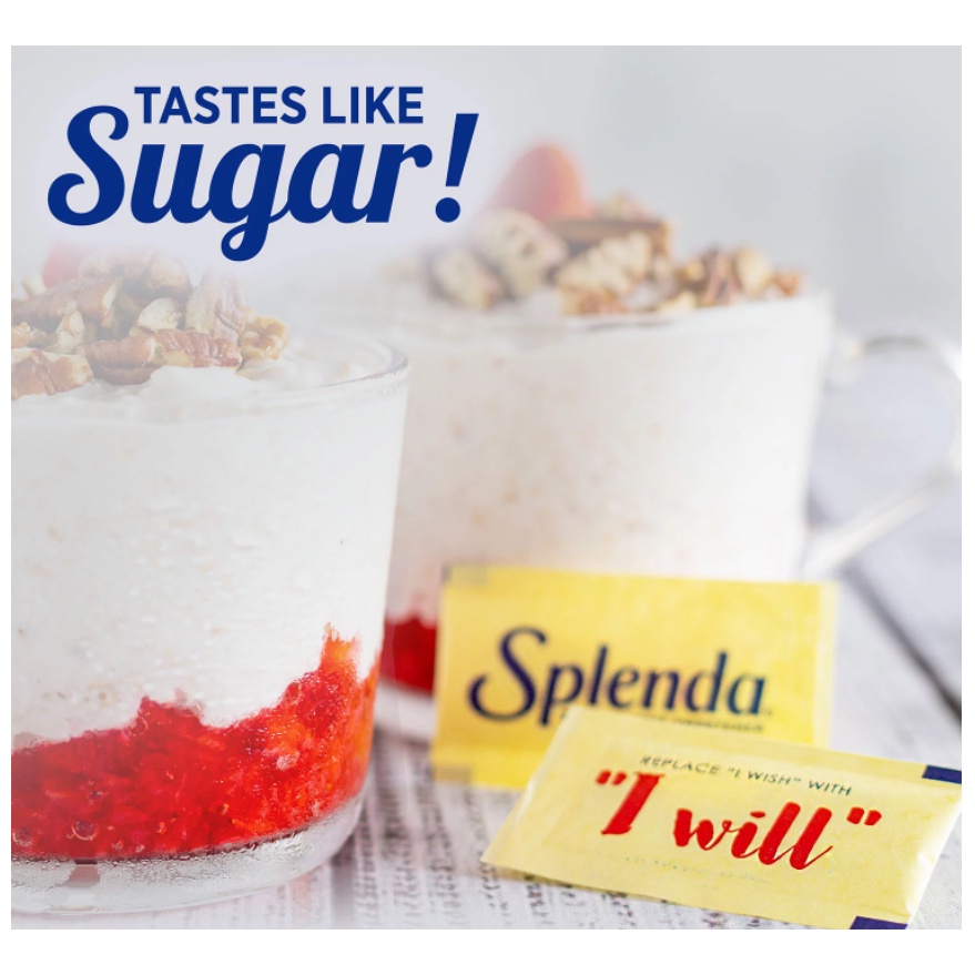 ✅[CHÍNH HÃNG]✅ Đường ăn kiêng Splenda combo 100 gói cho người bệnh tiểu đường, ăn kiêng, DAS, Sweetener Sugar Replacemen