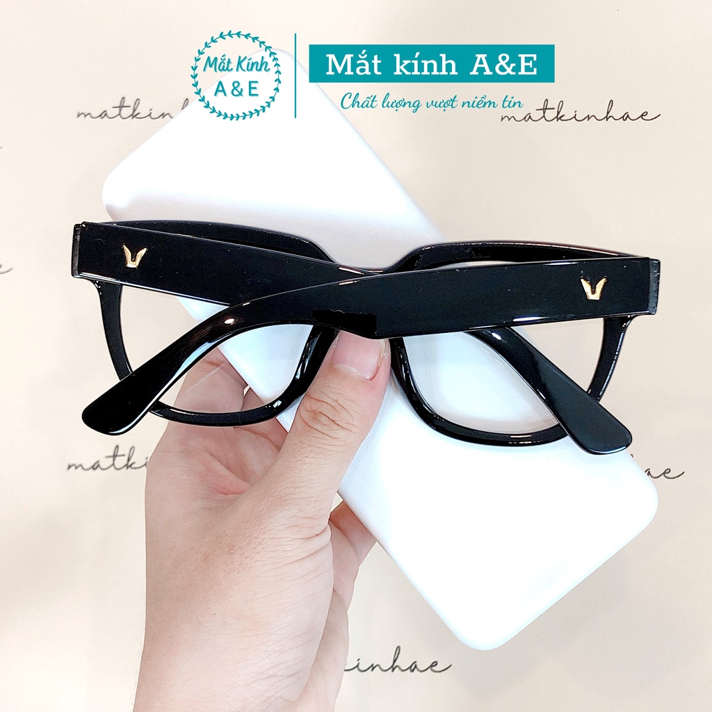 Mắt kính cận Wild Wild  mắt vuông gọng kính nhựa kiểu dáng trẻ trụng năng động A&amp;Eeyewear