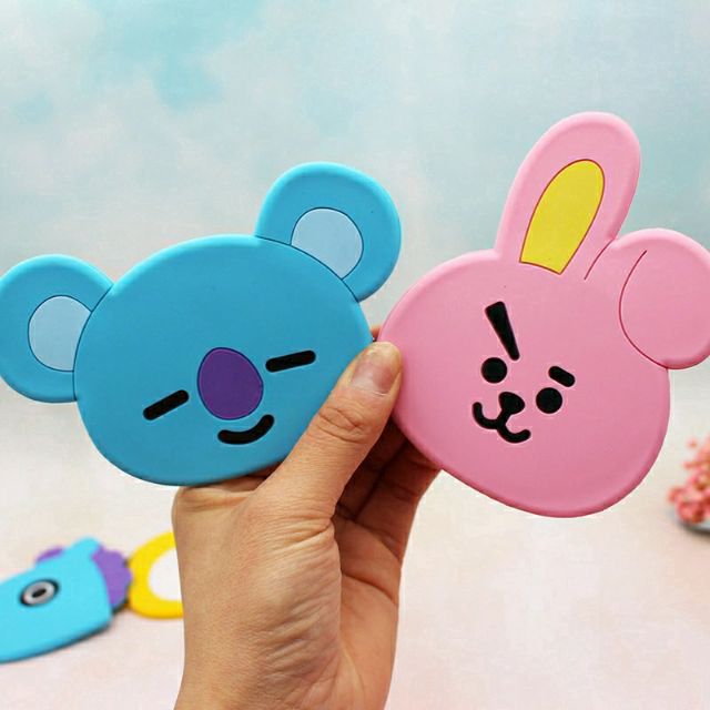 Gương soi mặt BT21 (có ảnh tự chụp)