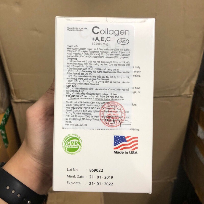 (hàng chính hãng/ date 2023) viên uống làm đẹp colagel ahlozel 180 viên | BigBuy360 - bigbuy360.vn