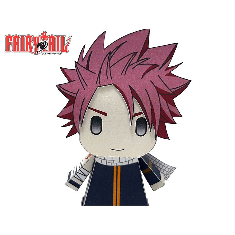 Mô hình giấy in hình NATSU FAIRY TAIL HỘI PHÁP SƯ papercraft anime chibi trưng bày