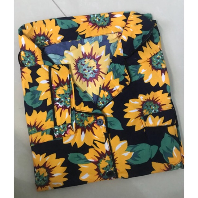 Đồ bộ pijama kate mặc nhà tay dài quần dài