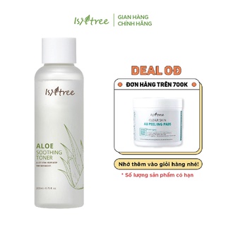 Toner làm dịu isntree aloe soothing toner 200ml