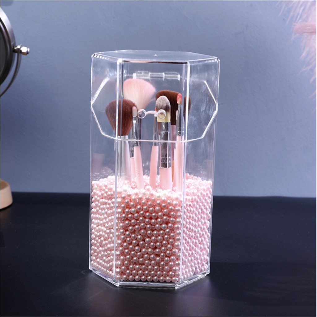 [Hàng có sẵn] - Hộp đựng cọ trang điểm lục giác | BigBuy360 - bigbuy360.vn