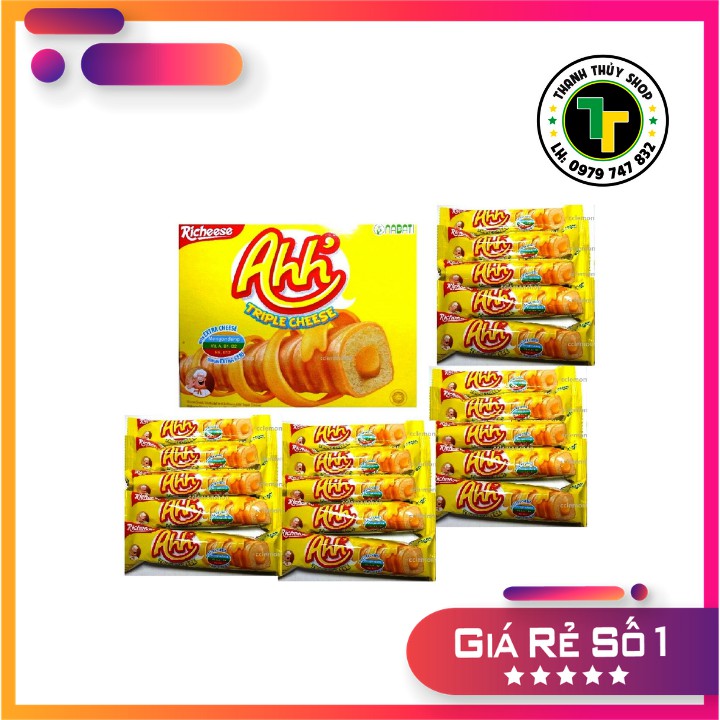 Bánh xốp phô mai Ahh từ Indonesia ngon quá đi mất loại 160g | BigBuy360 - bigbuy360.vn