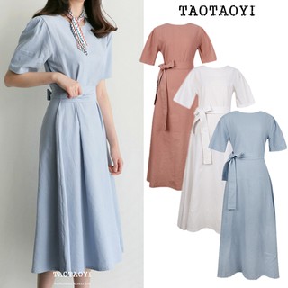 Đầm thắt nơ eo 2019