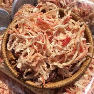 Khô mực xé sợi hấp nước dừa size 500g