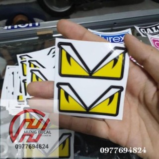 Tem fendi nhỏ ( dán xe máy, dán nón bảo hiểm bao chất nhé...)