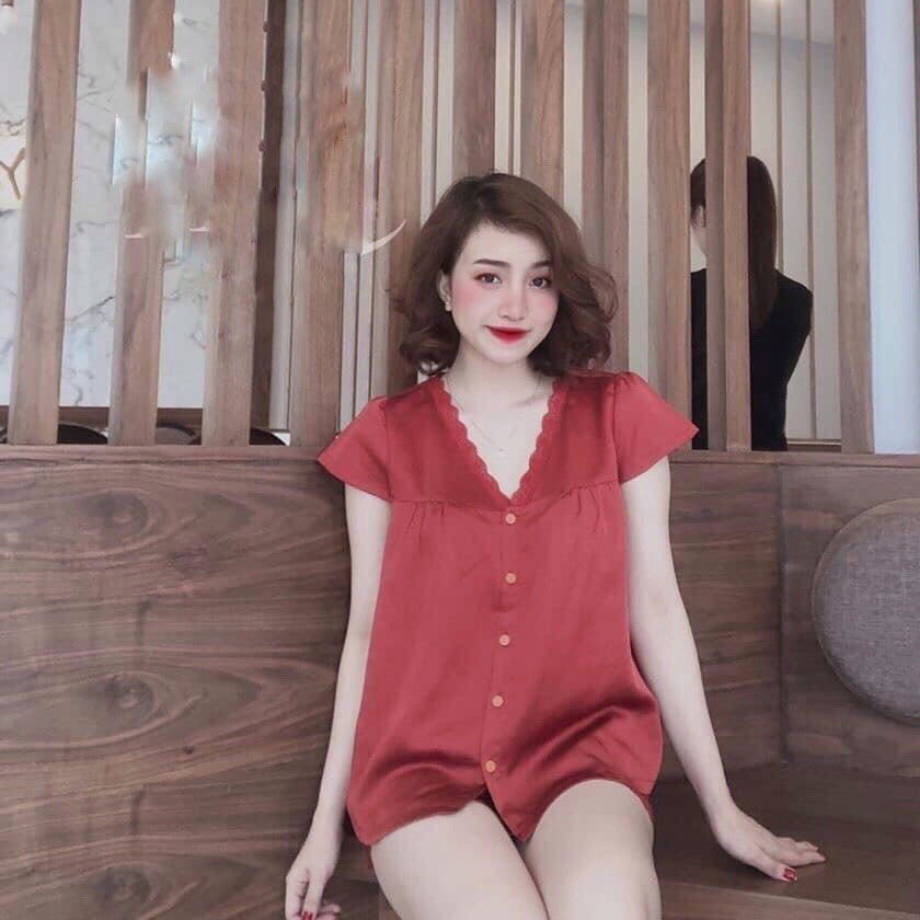 Bộ lụa mặc nhà bigsize nữ dễ thương hiệu mai ngô, đồ ngủ sexy nữ gợi cảm - yenbeauty đồ mặc nhà cao cấp