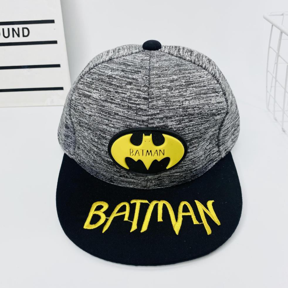 Mũ Cho Bé Trai ,Bé Gái, Nón Lưỡi Trai Cho Bé Hình BATMAN