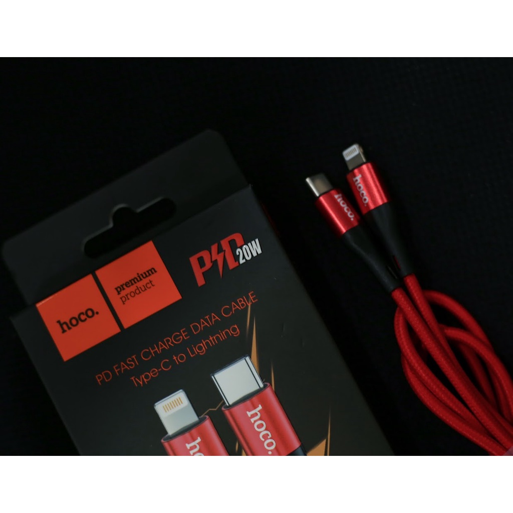 Cáp sạc nhanh PD 20W Type-C to Lighning Hoco X2 Max 1m