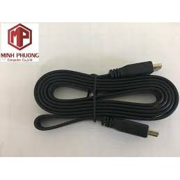 Dây cáp 2 đầu HDMI to HDMI 5M (Dẹt Đen)