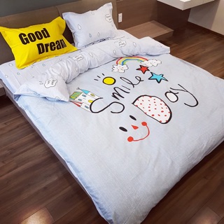 Set chăn ga gối 100% cotton hàng nhập