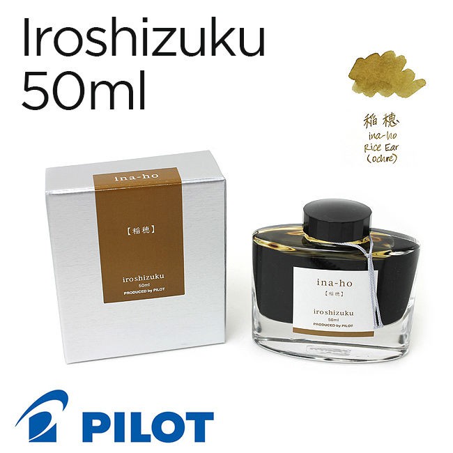 Mực bút máy Pilot Iroshizuku - Màu Ina-ho (Lúa vàng)