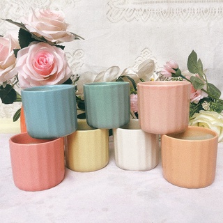 Chậu cây trụ tròn mini Gốm Sứ Bát Tràng Chậu trồng cây cảnh 🌱Sen Đá - Xương Rồng - Hoa nhỏ 🌱