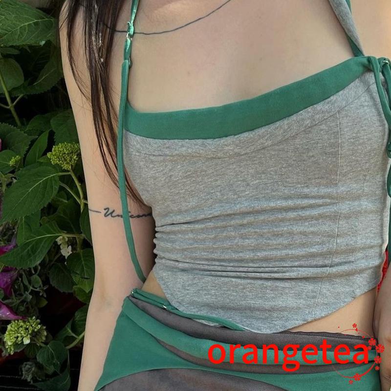 Áo Tank Top Hai Dây Dáng Ôm Dễ Điều Chỉnh Thời Trang Cho Nữ