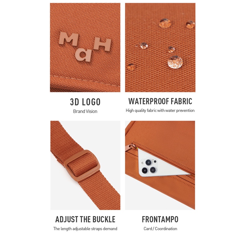 Túi đeo chéo MAH kiểu dáng thông thường cho nữ