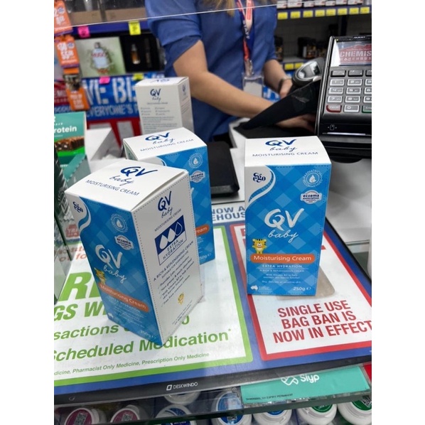 QV baby | Kem dưỡng ẩm mặt và body cho bé 0m+ 250g  date 2027