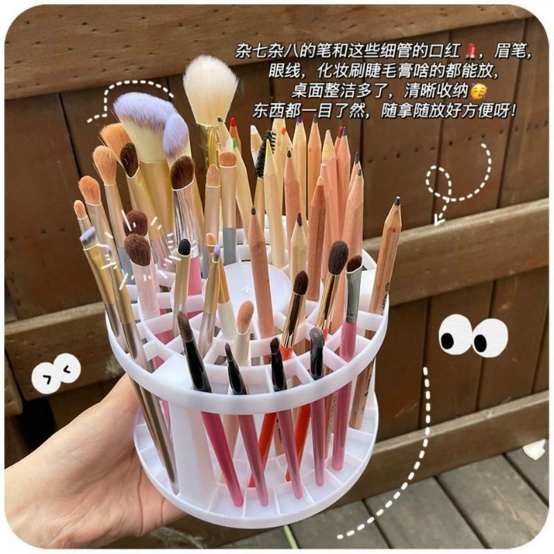 Kệ Cắm Cọ Trang Điểm,Đựng Bút Hàn Quốc