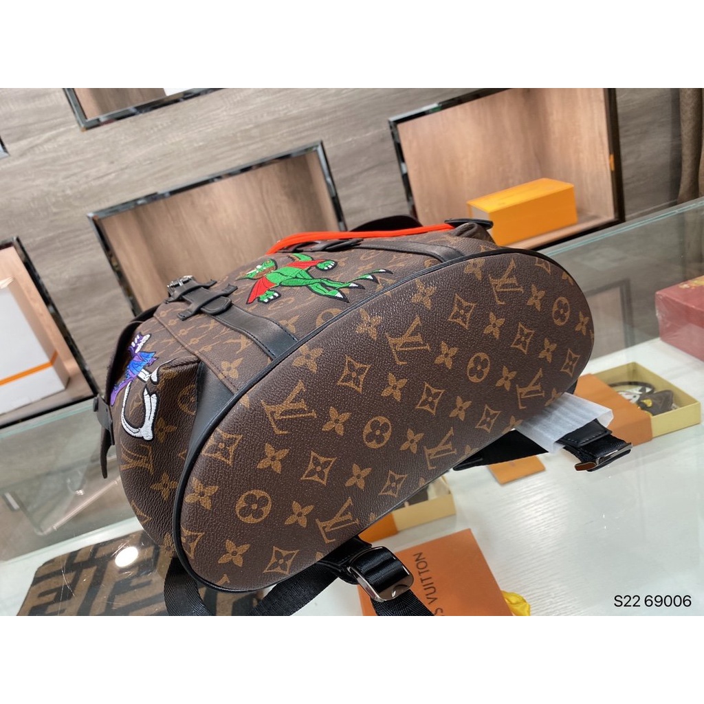 LOUIS VUITTON Ba Lô Thể Thao LV Chất Liệu Da Kích Cỡ Lớn Thời Trang Dành Cho Nữ