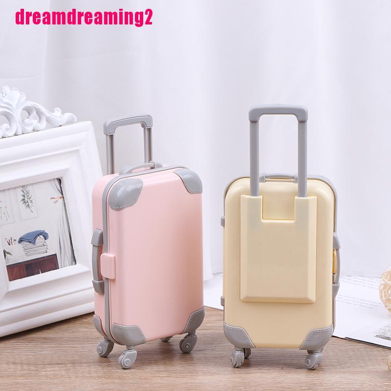 Mô Hình Vali Mini Bằng Nhựa Xinh Xắn Cho Nhà Búp Bê