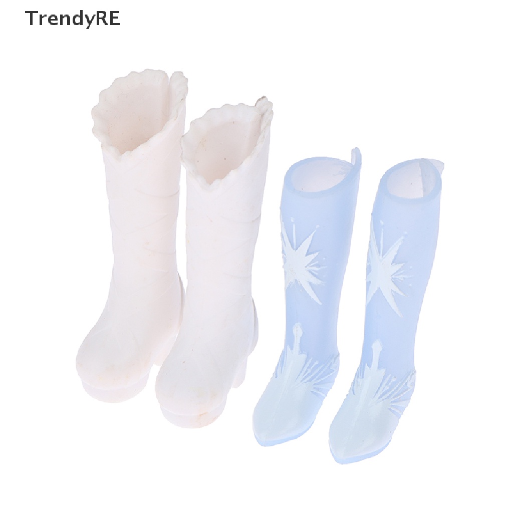 Đôi Giày Nhựa 6 Chấm Thời Trang Cho Búp Bê