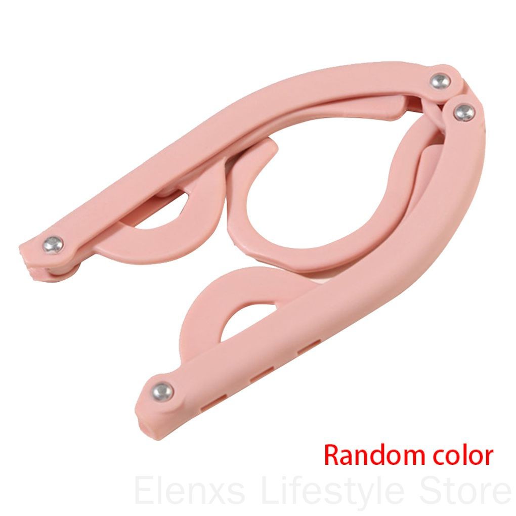 Móc Treo Quần Áo Bằng Nhựa Có Thể Gấp Gọn Tiện Dụng