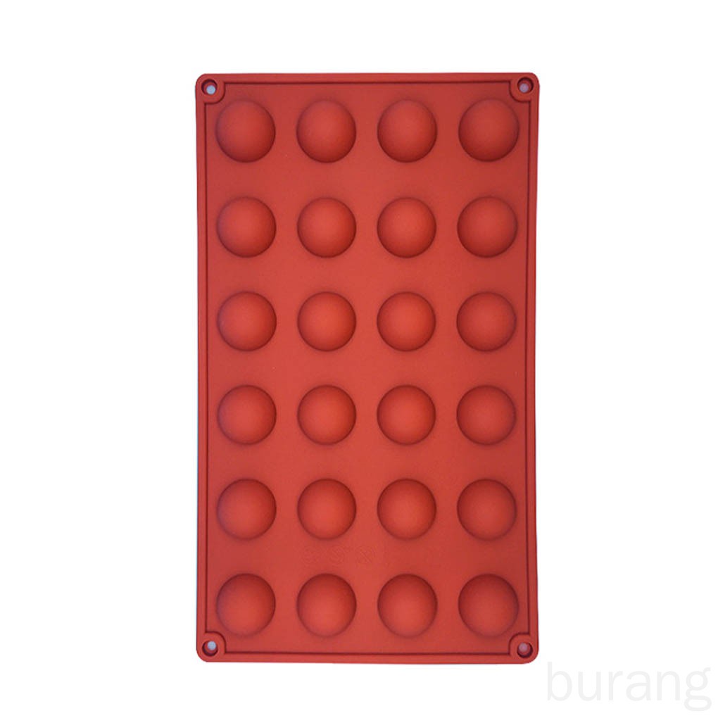 Khuôn silicone tạo hình bán cầu làm đá cục/bánh kẹo chocolate