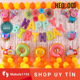 COMBO TRANG TRÍ SINH NHẬT CHO BÉ TUỔI HEO, TRANG TRÍ THÔI NÔI CHO BÉ GIÁ RẺ, SET SINH NHẬT GIÁ RẺ