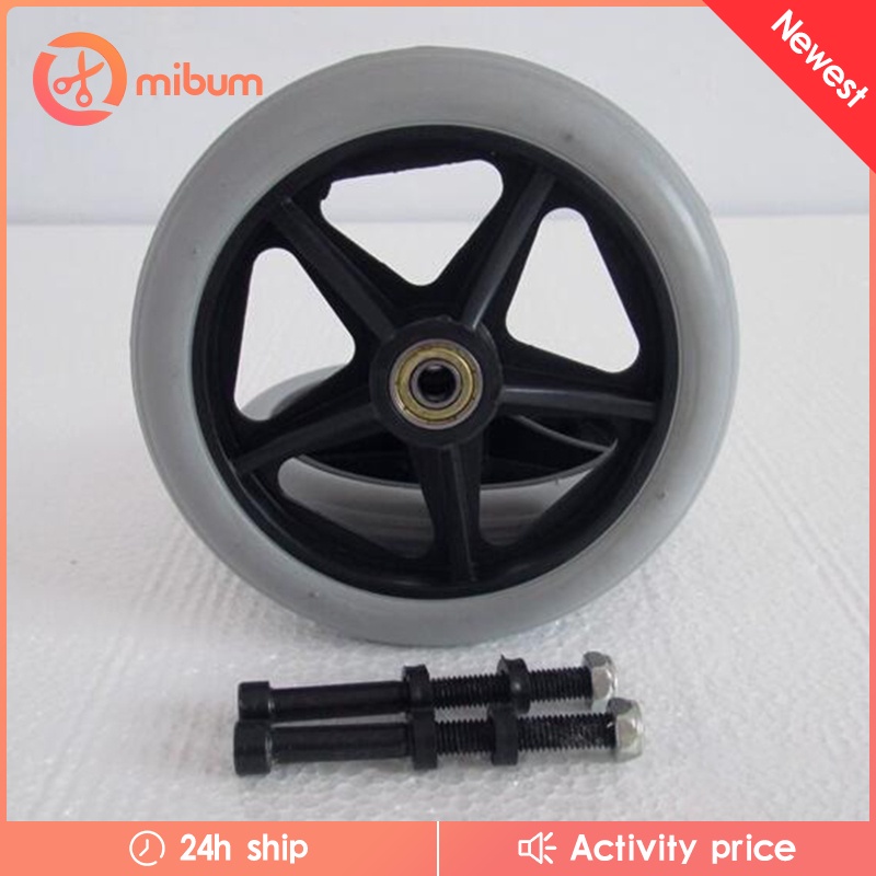 Bánh xe trước 6 inch chống mài mòn thay thế dành cho xe lăn