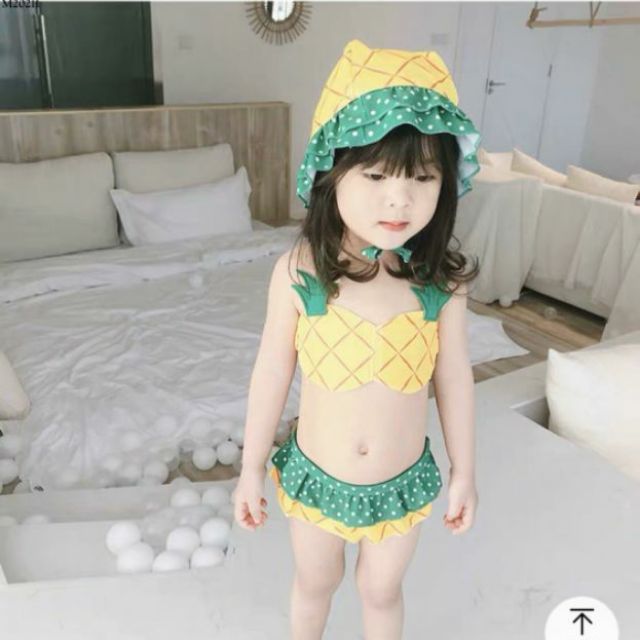 Bikini hình quả dứa cực xinh cho bé