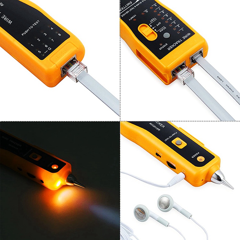 Dụng Cụ Tìm Đường Dây Cáp Mạng / Dây Cáp / Máy Dò Đường Dây Mạng Tuần Tra Dòng Điện