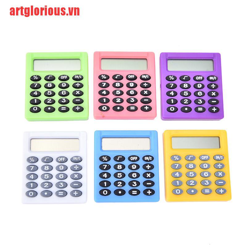 Máy Tính Điện Tử Mini Màu Sắc Ngọt Ngào