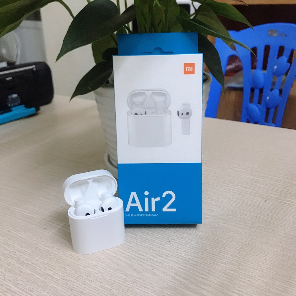 Tai nghe bluetooth mini Xiaomi Air 2 TWS Bass cực hay công nghệ bluetooth 5.0 ,Thời lượng pin sử dụng liên tục 4h