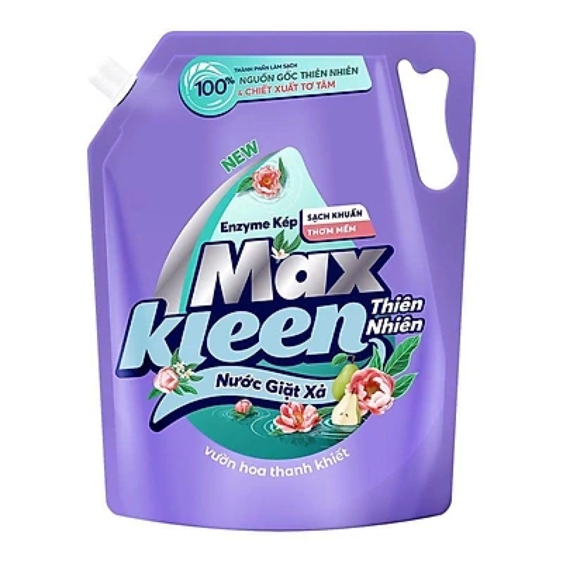 Nước Giặt Xả Maxkleen VƯỜN HOA THANH KHIẾT 3,6Kg