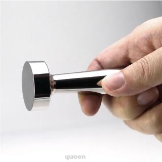 Coffee Tamper Flat Base Long Handle Stainless Steel Portable Kitchen Solid For Nespresso