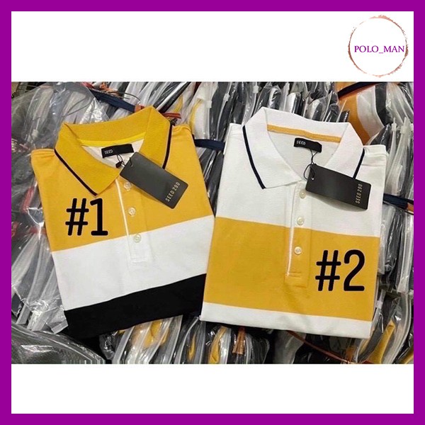 Áo polo nam thun có cổ cao cấp seed cotton da cá thấm hút mồ hôi bo len tay hiện đại trẻ trung BAVATU | BigBuy360 - bigbuy360.vn