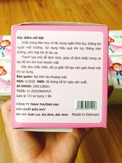 Khẩu trang Trẻ Em BH