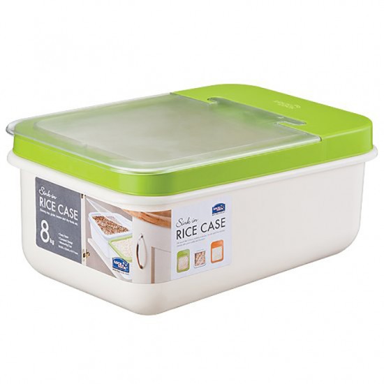 Thùng Đựng Gạo 8kg Lock&Lock Grain Container Bằng Nhựa PP HPL530G màu xanh lá