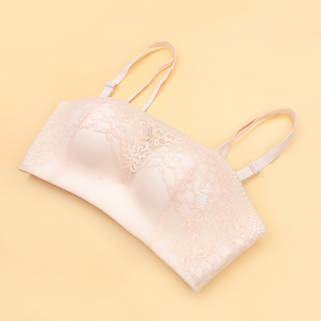 Áo Bra Quây Không Dây Cúp Ngực Ren Cao Cấp Luperi SP852 Bản 3 Móc Kèm 1 Dây Ngang Ren Siêu Mềm Tinh Tế