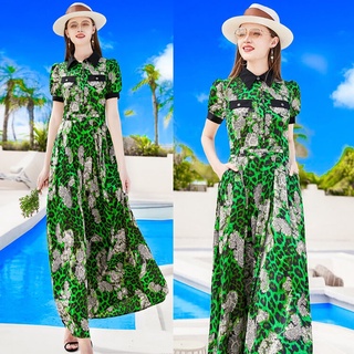Đầm Sơ Mi Phối Hoạ Tiết Caro Cao Cấp - Váy Đầm Dáng Dài Tay Lỡ Phối Bell Thanh Lịch