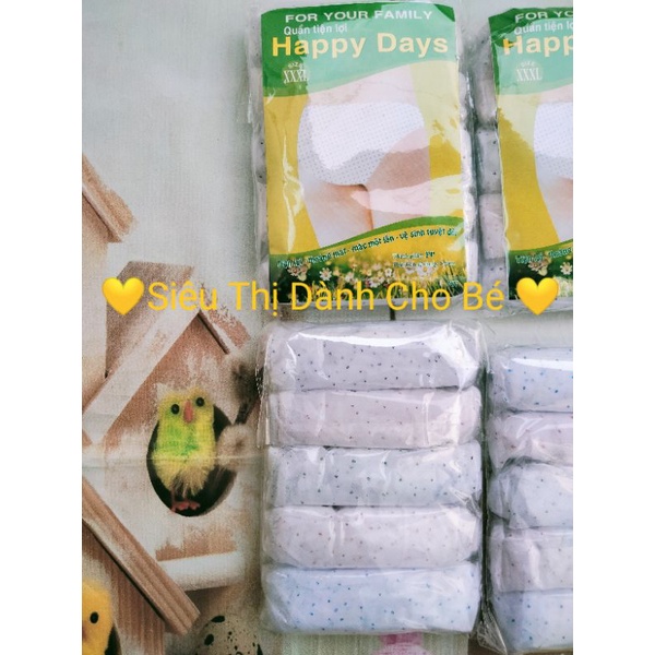 Quần lót giấy gói 5 cái