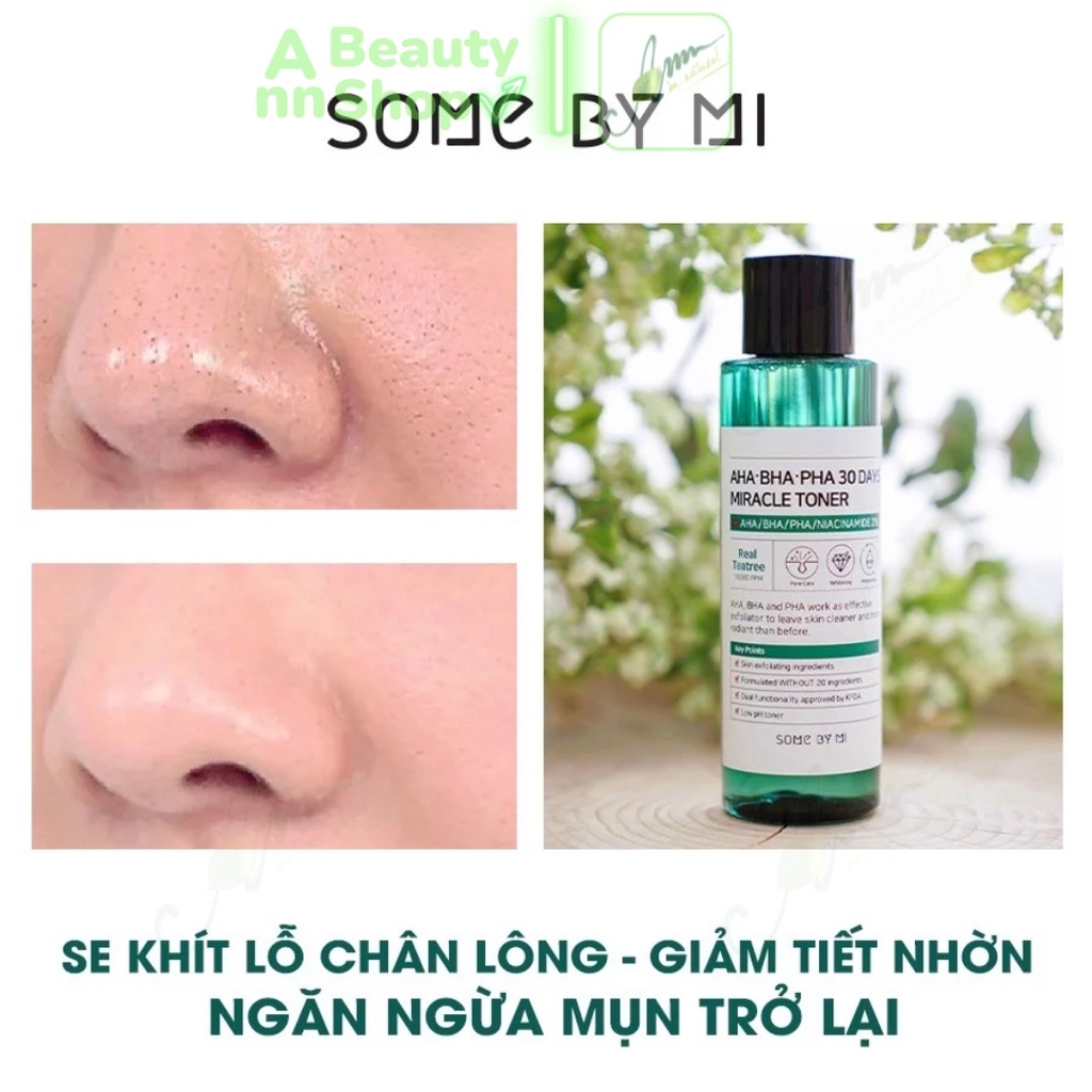 Toner tái tạo làn da AHA-BHA-PHA 30DAYS TONER SOME BY MI