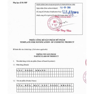 Sữa rửa mặt Sắc Ngọc Khang