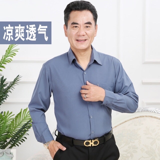 Áo Sơ Mi Nam Trung Niên Dài Tay Loại Đẹp