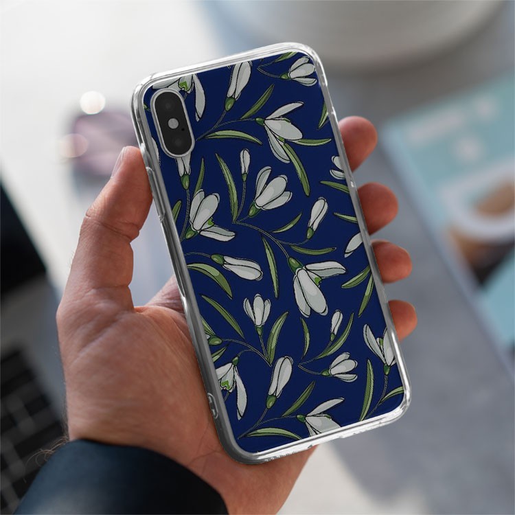 Vỏ ốp ĐT đẹp hoa nhài trắng TG Case Hàng cao cấp cho các loại Iphone PAT20210190