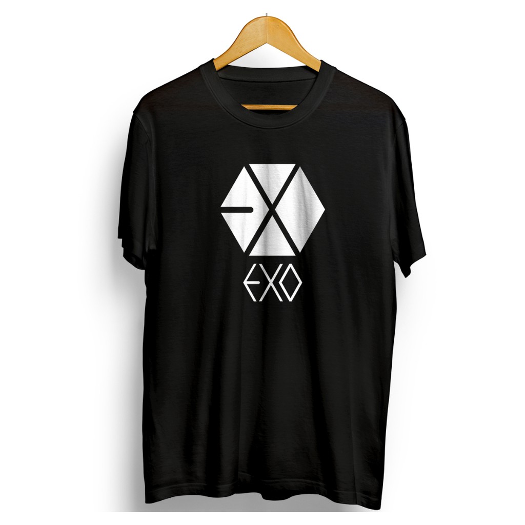 Áo Thun 100% Hàng Hiệu Xuất Khẩu Kpop EXO Chính Hãng Đơn Giản Dày Dặn Cho Nam Nữ